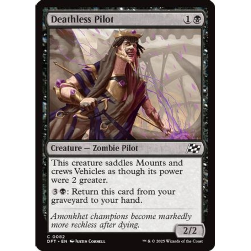 Deathless Pilot (DFT-082) – Aetherdrift Foil [Common]
