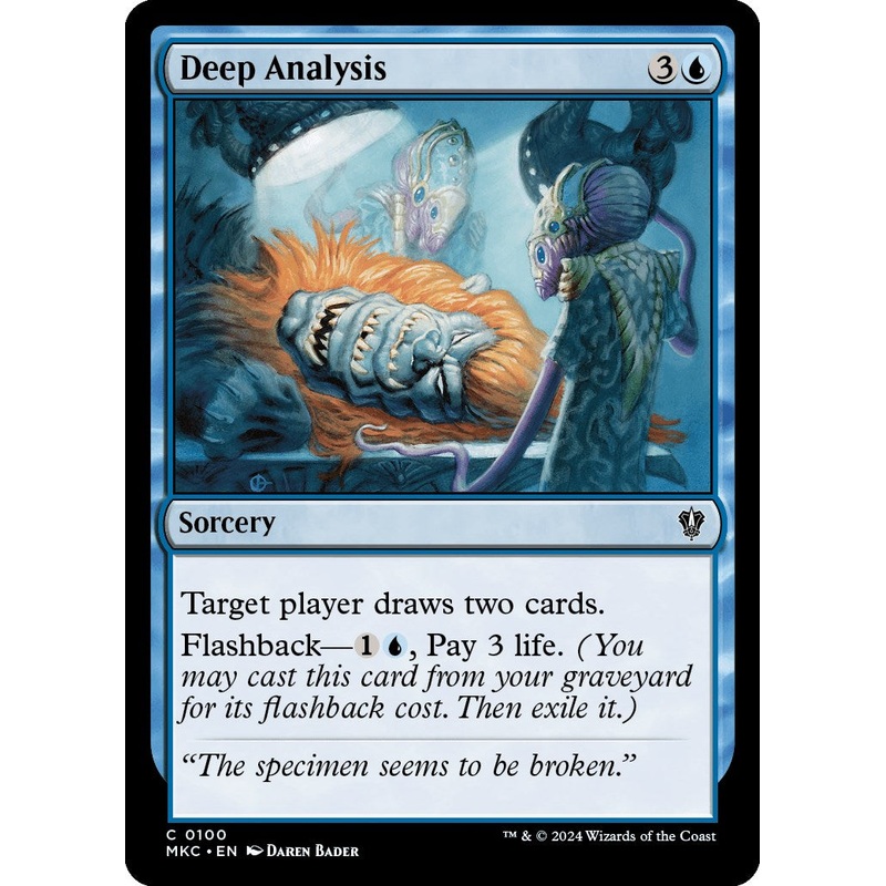 Deep Analysis (MKC-100) – Murders at Karlov Manor Commander [Common]
