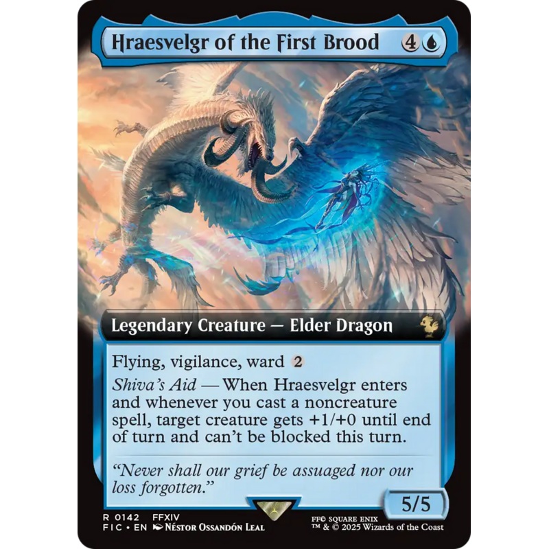 Hraesvelgr of the First Brood (Extended Art) [FINAL FANTASY Commander]