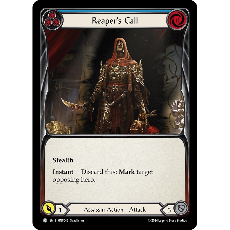 Reaper’s Call (Blue) [HNT046] (The Hunted)  Rainbow Foil
