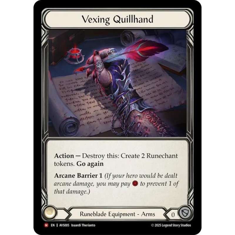 Vexing Quillhand [AVS005] (Armory Deck: Legends Viserai)
