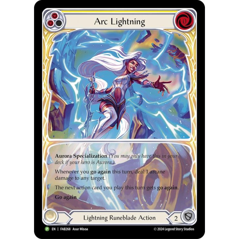 Arc Lightning (Extended Art) – FAB268 [FAB268] (Promo) Rainbow Foil