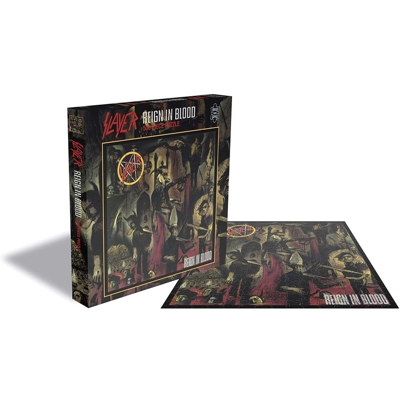 Zee Productions – Slayer – Reign in Blood – 500 Piece Jigsaw Puzzle – Officially Licenced – Perfect for Adults, Family and Rock Fans