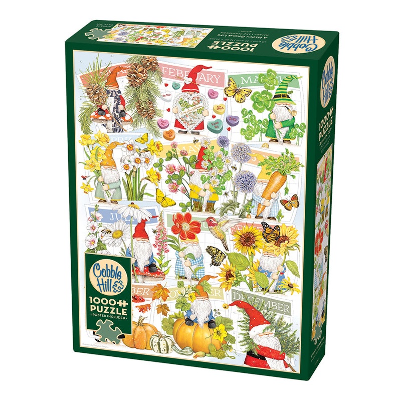 A Happy Gnome Life | 1000 Piece Puzzle
